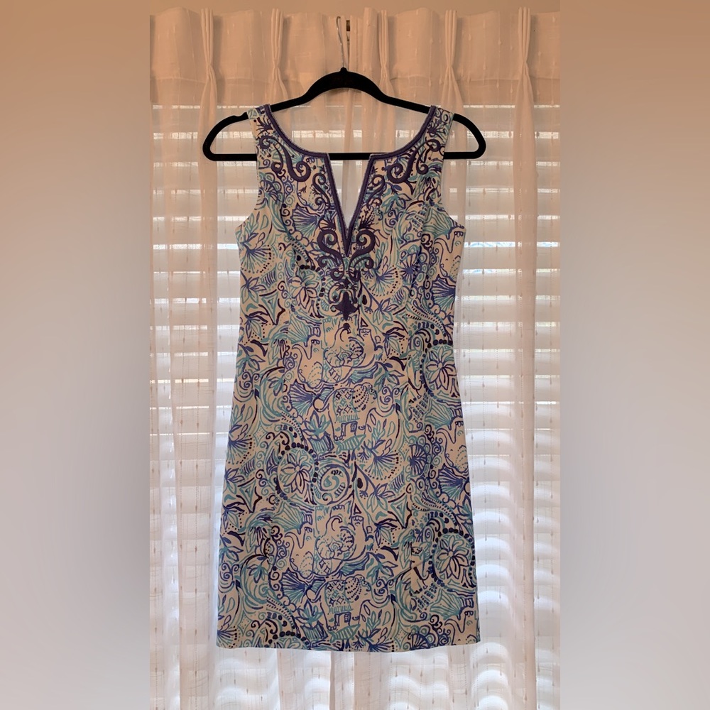 Beaded Lilly Pulitzer Shift Dress